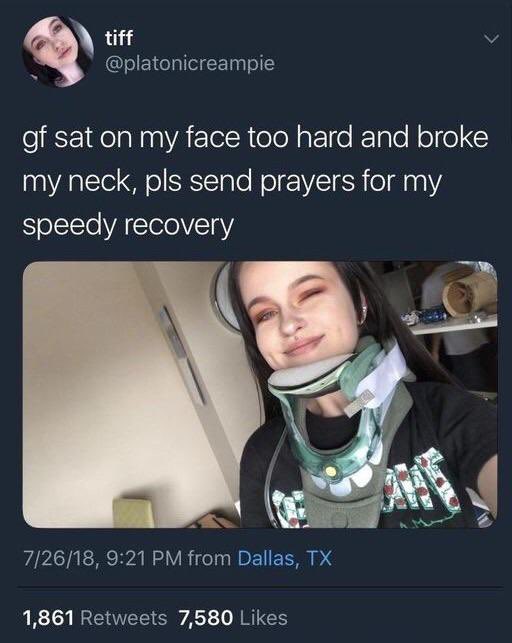 shortforproblem's tweet photo. Those are reasons why Waylon and Eddie end up in hospital
Waylon sat on eddies face and broke his neck 
Eddie just sent Waylon to ER with his D https://t.co/WYGn8wDuiL