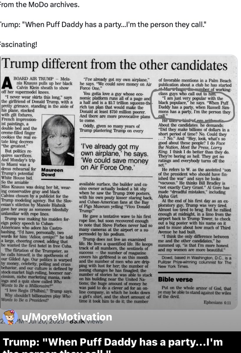 dosssboss's tweet photo. @USEMichael4261 @mark_slapinski Here you dumb fuck.  The president was/is a known associate of 9 people charged and convicted of crimes against children. Who knows how many weren’t.   Idk 1 ACCUSED but he’s at 9 CONVICTED. How many people does it have to be for you no longer to believe it’s “coincidence”? https://t.co/2huPLSZL9g