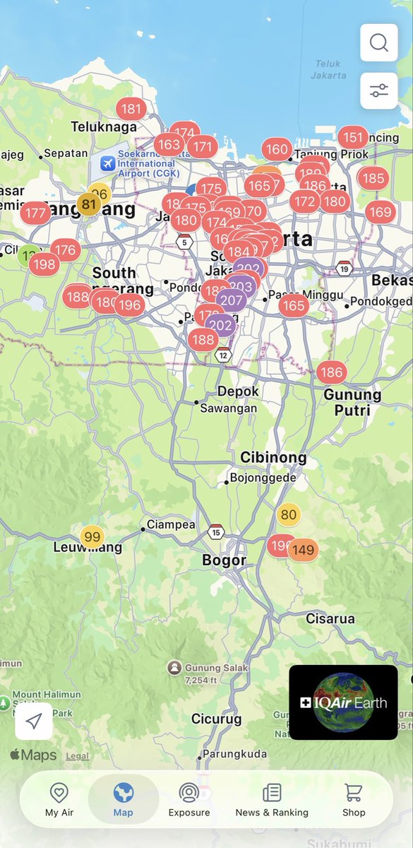 ivanjayawan's tweet photo. Kualitas udara pagi ini menyala 🔥🔥🔥

Jakarta peringkat pertama, harus bangga!! https://t.co/9PuR2Ae9rY