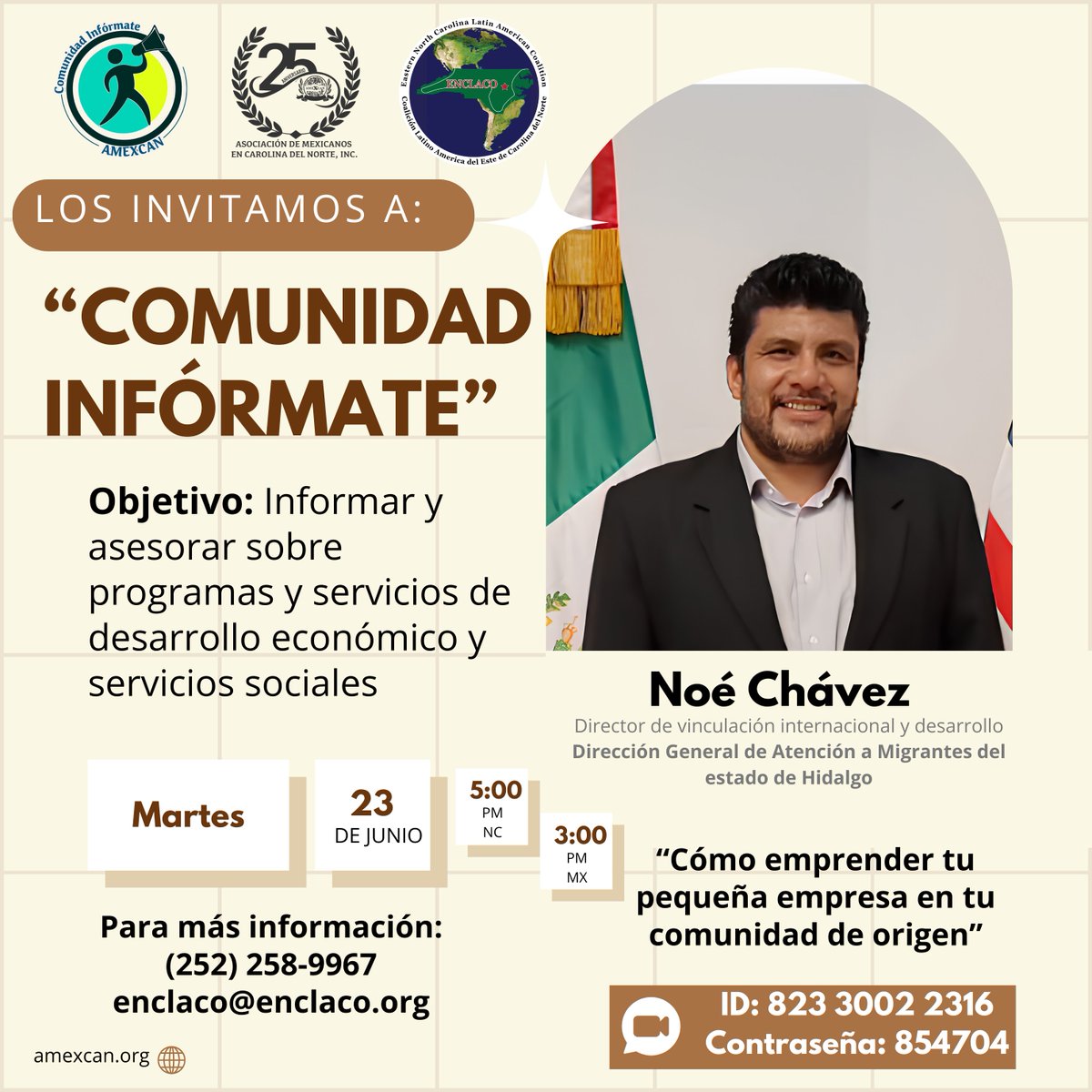 AMEXCANNC's tweet photo. ¡¡CORDIAL INVITACIÓN!! https://t.co/q38JVxwdAL