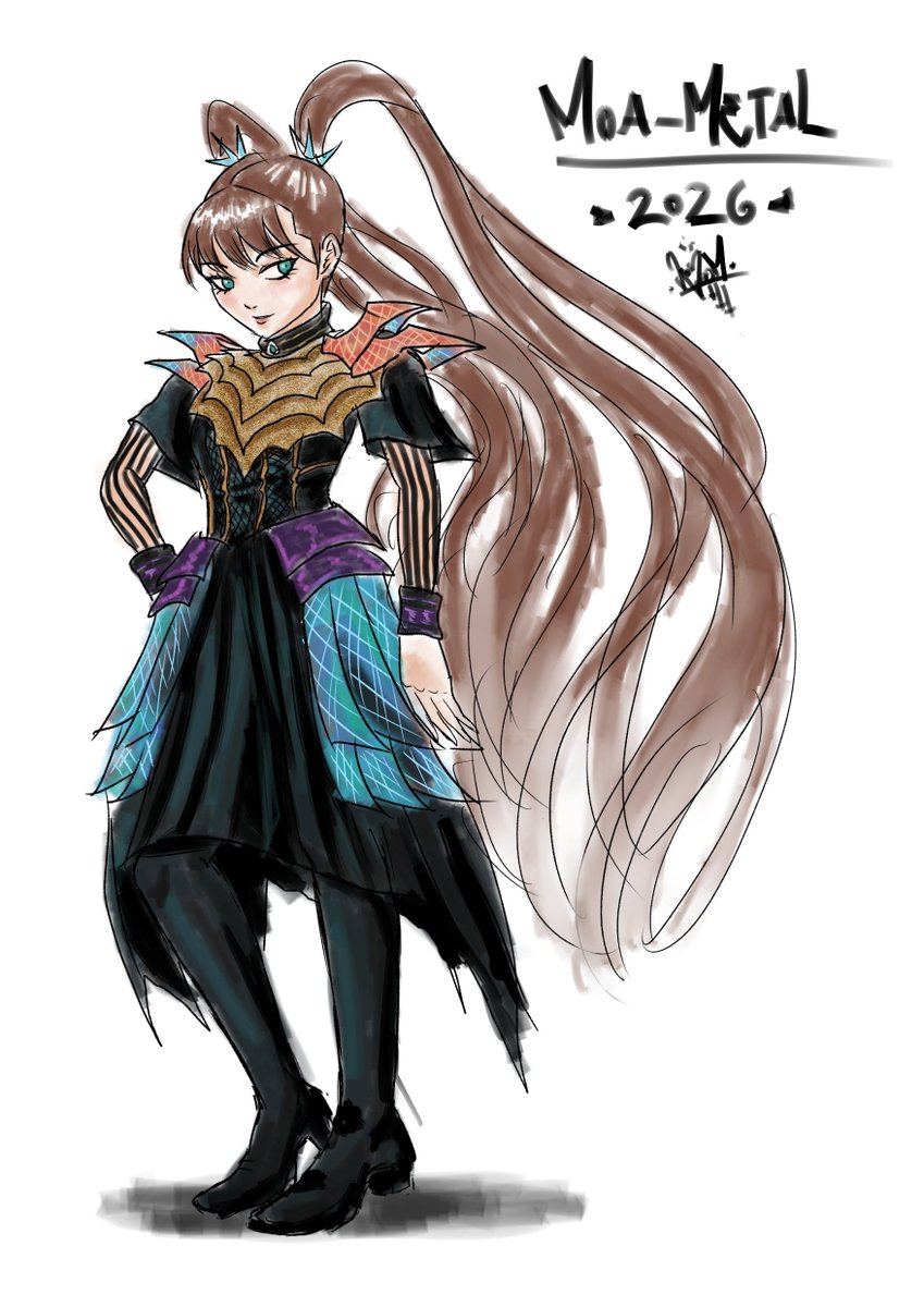 VenomRev's tweet photo. First try with the new costumes 🍣
#BABYMETAL #babymetal_fanart https://t.co/uVoscb6qq8