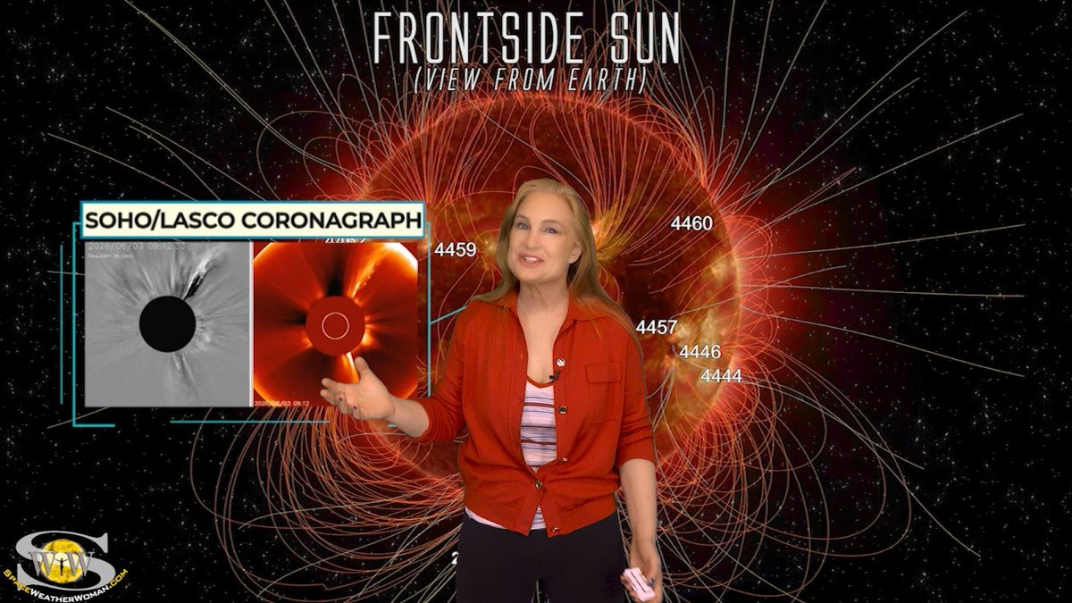 TamithaSkov's tweet photo. Fashionably late: The expected solar storms have yet to arrive, but they are drawing near! Learn the details of the 4 solar storms on their way, find out why Region 4455 has been so unstable, and see where aurora might be visible. Also watch the recent X-flare disrupt satellite signals for a short bit! https://t.co/8LNVwFGFZH
