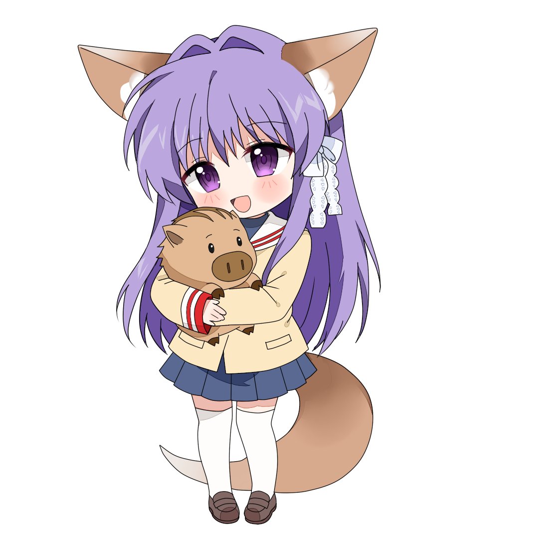 haneluki's tweet photo. #clannad 
キツネ杏🦊 https://t.co/xdNyabOlDZ