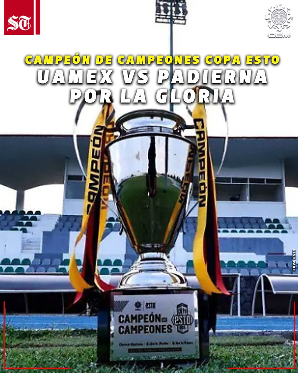 SOLTOLUCA's tweet photo. ⚽🏆La Universidad Autónoma del Estado de México -campeón de la sede Toluca- se citó con Padierna en la gran final del Campeón de Campeones de la #CopaESTO tras eliminar a Sociedad El Marqués en un partido vibrante que se definió en la serie de penaltis👇
https://t.co/tdzTcdWrSw https://t.co/7SX0EyIzuw