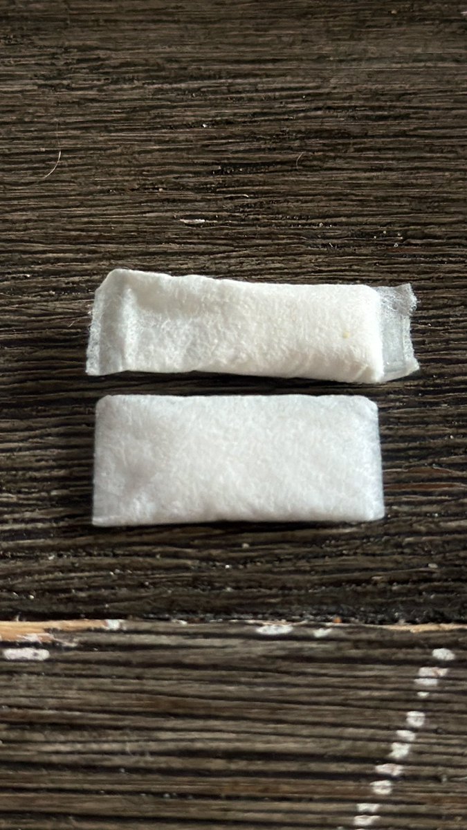BitcoinGrower's tweet photo. Who else rubs their @alppouch in their hands before they put them in? Why can’t they make them the consistency of @zyn_usa ? @TuckerCarlson is this the intended product?  It’s all clumped up to half the pouch… love your flavor, but love Zyn product more. Am I the only one? https://t.co/6UL3hLyKMF