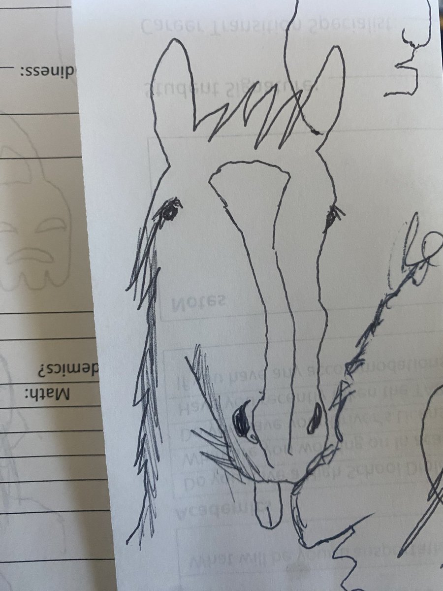 slendorsalami's tweet photo. Drew a horse https://t.co/KqbhAT5kJO