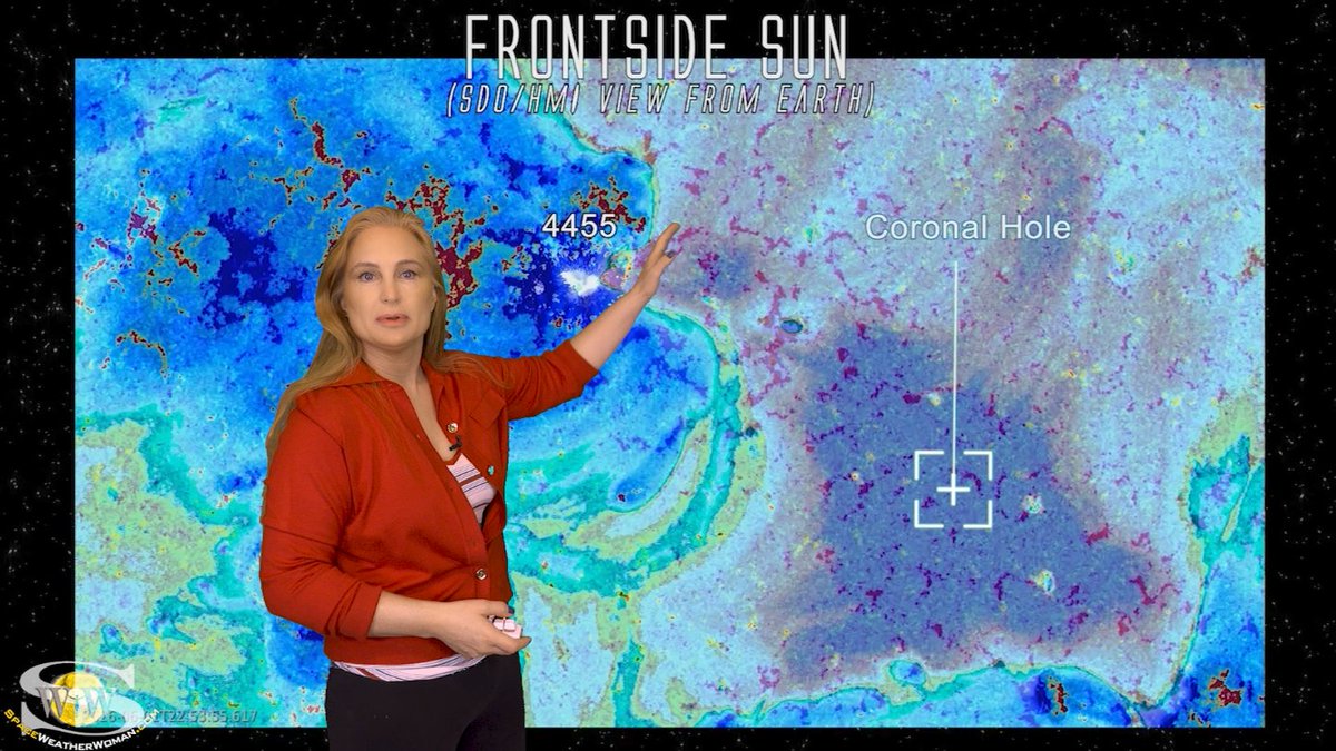 TamithaSkov's tweet photo. Fashionably late: The expected solar storms have yet to arrive, but they are drawing near! Learn the details of the 4 solar storms on their way, find out why Region 4455 has been so unstable, and see where aurora might be visible. Also watch the recent X-flare disrupt satellite signals for a short bit! https://t.co/8LNVwFGFZH