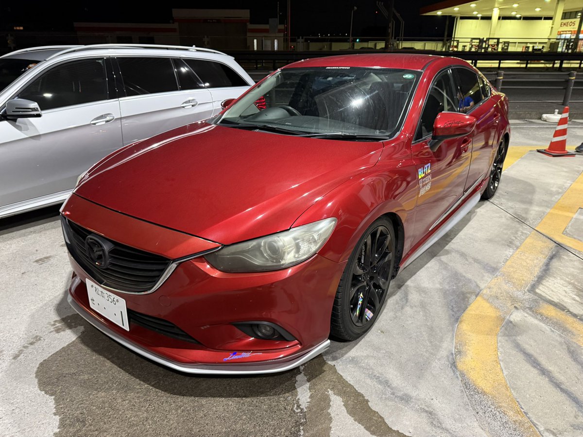 MicasaTrading's tweet photo. アテンザXD なんと軽油6MT！
H25年式、15.8万キロ、車検8月19日まで
いろいろ触られてます。ステッカーはご自身で剥がしてください。。。
名古屋から乗って帰ってきましたが機関良好です。速い。マフラー音は静かですね、AIMGAINのマフラーカッターだけ？また見ておきます

今年度税込38万円にて！ https://t.co/VMO0OBJlvj