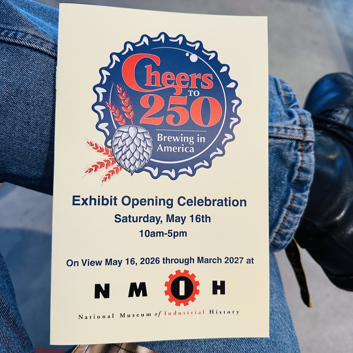 CanMuseum's tweet photo. Our exhibit at @NMIHorg on 5/16 #museums #cheersto250 #nmih #canmuseum https://t.co/gATiJ2lA11