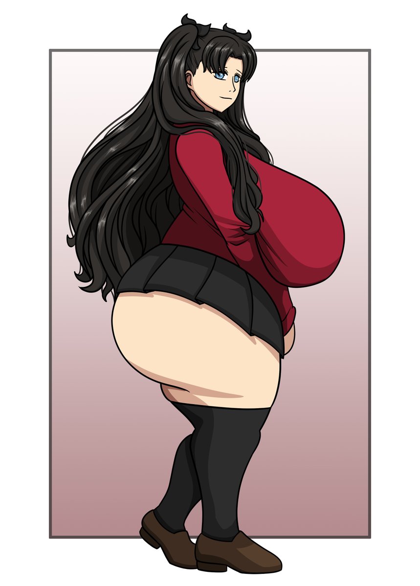 NotSafeForMKW's tweet photo. Thicker Tohsaka https://t.co/cKoA3Uzk3O