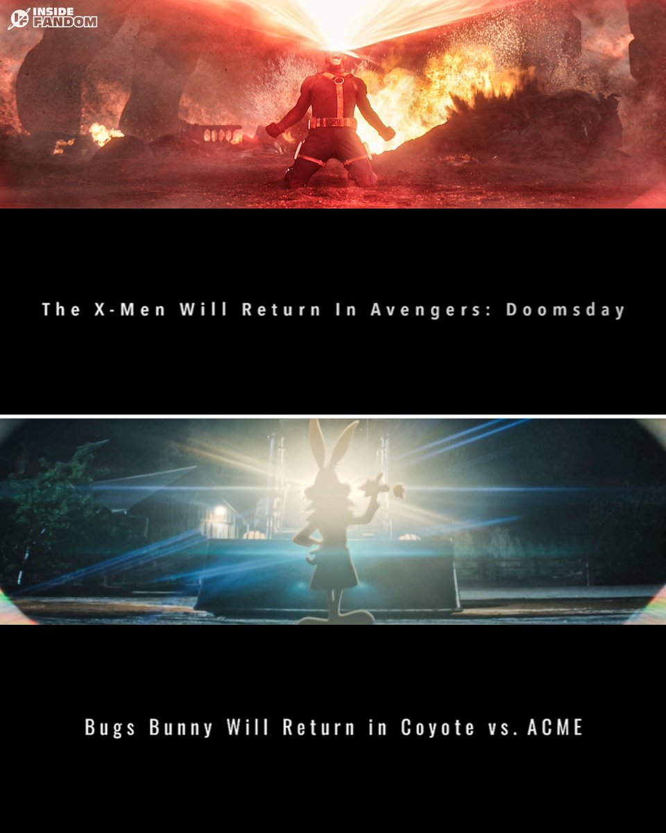 InsideFandom's tweet photo. ‘COYOTE VS. ACME’ makes a parody of The X Men returning in ‘AVENGERS: DOOMSDAY’. https://t.co/q7T5bs0Ihx