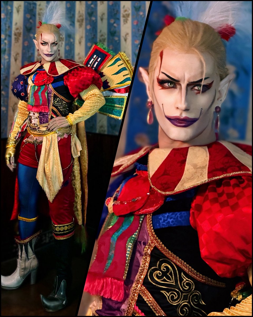 Leon_Chiro's tweet photo. “More Kefka, More Magic, More Madness!!!” ❤️😈🎭

THANK YOU all for joining me on this incredible journey and WELCOME to the new followers! 🙏🏼

Bringing Final Fantasy VI’s Kefka to life to perform for @UematsuNobuo -San, alongside working with / for @YoshitakaAmanoO -San’s official exposition in the exact same month, is something I’ll forever treasure in my heart. 🤍

#FFVI #Kefka #FinalFantasyVI #LeonChiro @FinalFantasy @SquareEnix