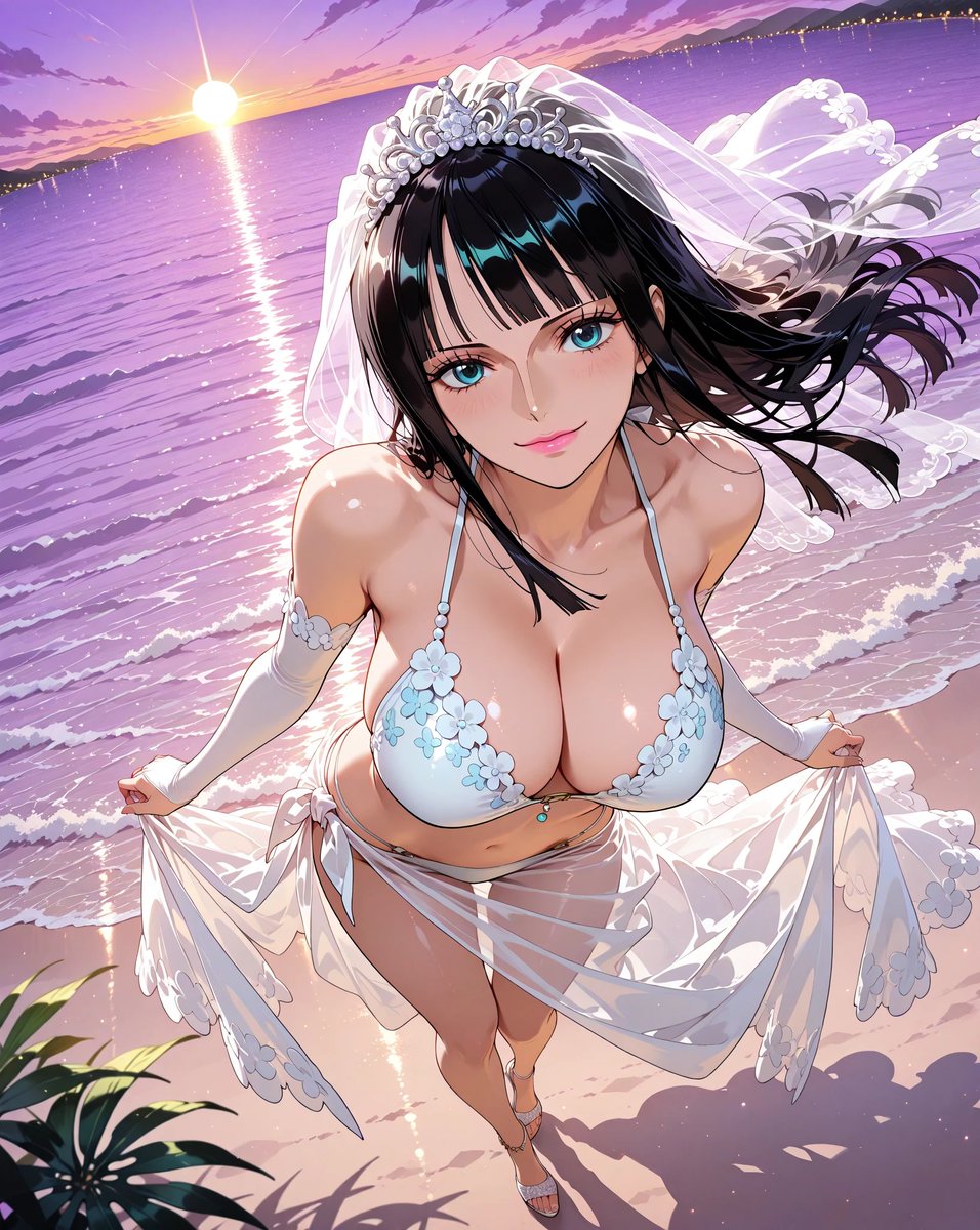 NCocomachi's tweet photo. おはようございます☀️
早朝ビキニ散歩、ジューンブライド編ver👰💕
見たいキャラがいたら教えてください☺️制作の参考にしたいと思います✨
本日もゆるよろです！

#nicorobin #onepiecefanart https://t.co/6BidLVG1xz