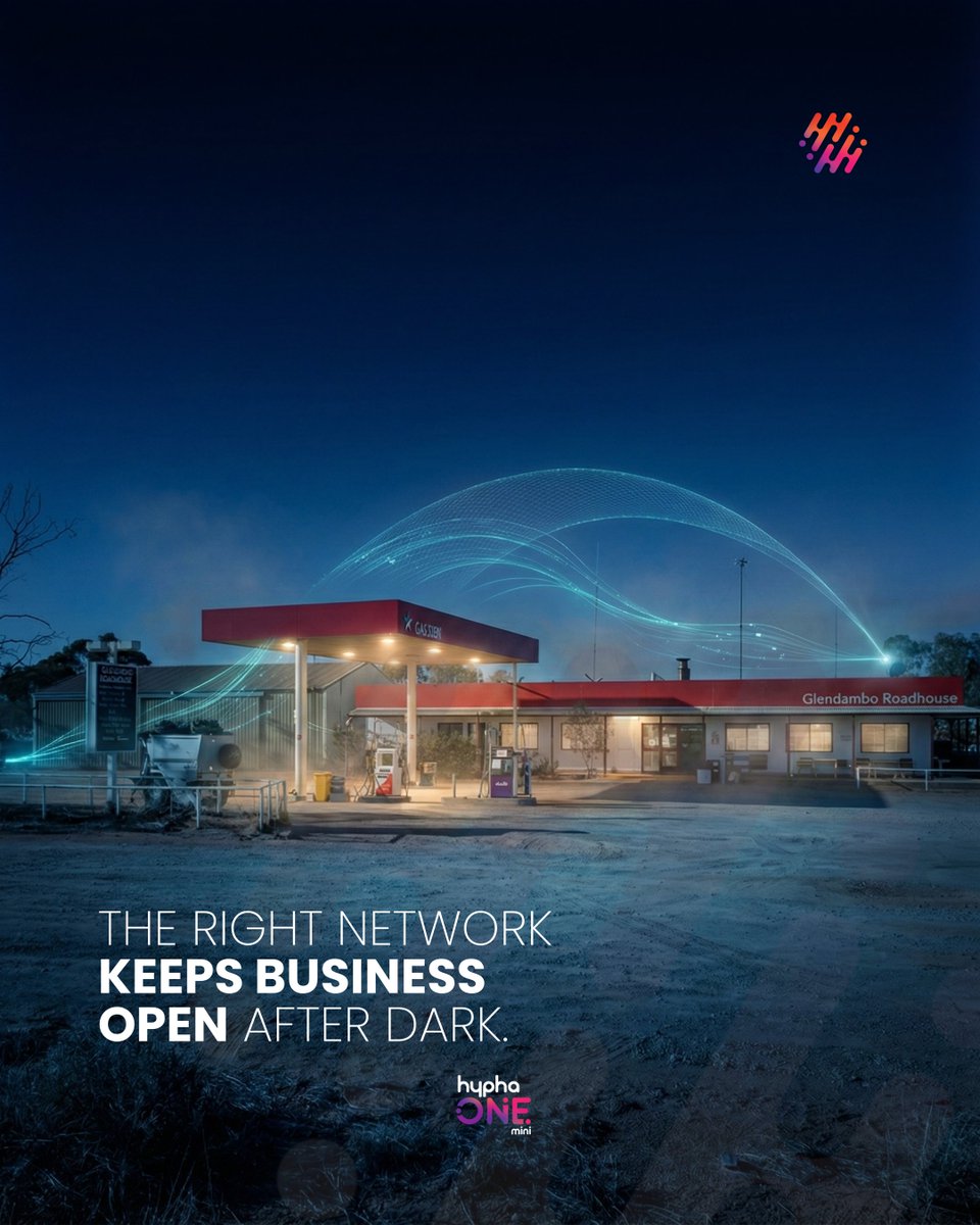 hyphasolutions's tweet photo. When the network drops, operations don’t just slow - they stop.
The right connectivity keeps business open, no matter the hour.

HyphaONE Mini.

#HyphaONEMini #VehicleAsaNode #Starlink #MissionCritical #CriticalCommunications #RemoteBusiness #Retail #RetailOperations https://t.co/vrURutYkxl