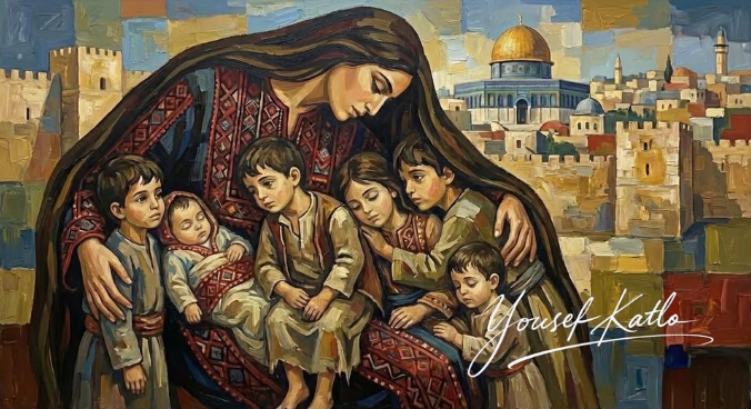 FilastinFiles's tweet photo. 🇵🇸🎨
by Palestinian artist Yousef Katlo https://t.co/ZQfolePNDs
