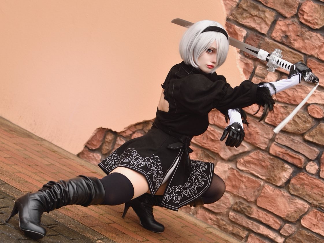 azuki_to_milk's tweet photo. 【Cosplay/コスプレ】

NieR:Automata/2B
✼••┈┈┈┈••✼••┈┈┈┈••✼

              戦闘態勢に入る

✼••┈┈┈┈••✼••┈┈┈┈••✼

📸\DO様 @frm24241 
#ラグコス https://t.co/jlemEoNc2d