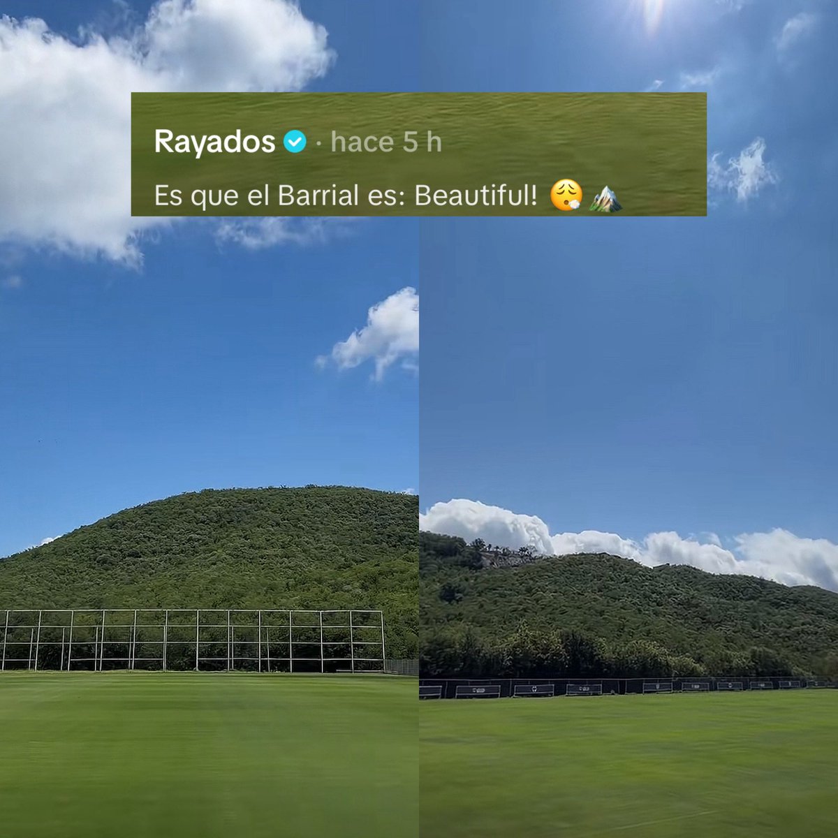 CerebrosG's tweet photo. Los Rayados de Monterrey presumiendo su hermoso campo de entrenamiento en redes sociales. https://t.co/s3q6C0lVeY
