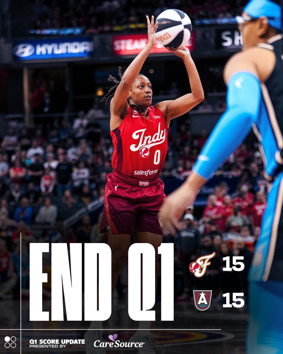 IndianaFever's tweet photo. all tied up after 1. https://t.co/PVyA9jtmkG