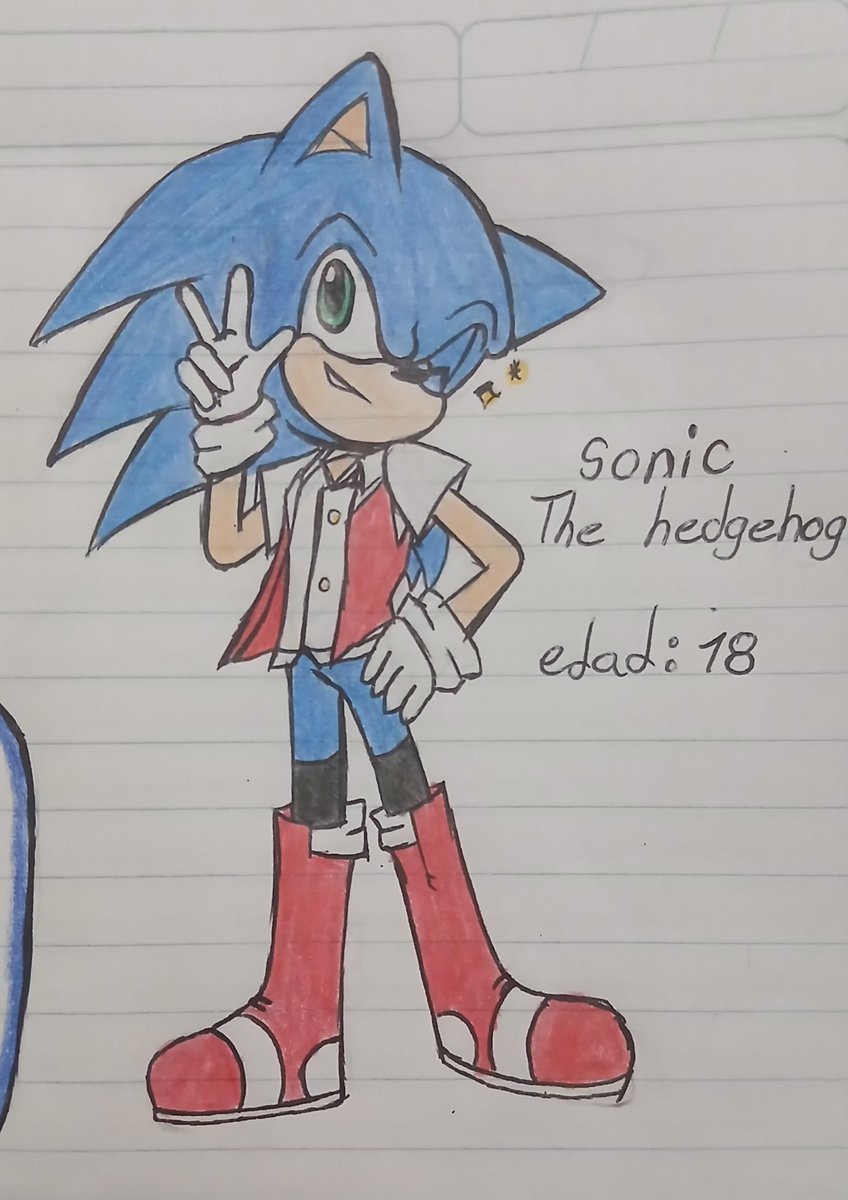 vanessa27149's tweet photo. Diseño original de Sonic en la historia
🫠🫶
Edad- 18 
Especie- Erizo
Promedio- 25%
Tutores- Madre y Padre
Estado- soltero
Sexo- Macho
Sexualidad-(Sin datos) se dice que es heterosexual
#sonicthedgehog #sontails #sonine #nine #Milesprawers #sontailsprime #sonicfanart #ninethefox https://t.co/4dauuRQ7Jk