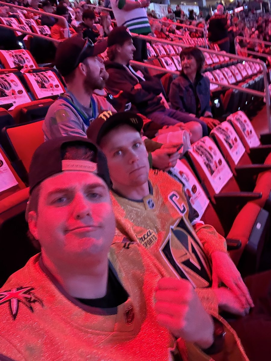 NoahGragson's tweet photo. We here @GoldenKnights @rileyherbst https://t.co/unV3YcW2Gt