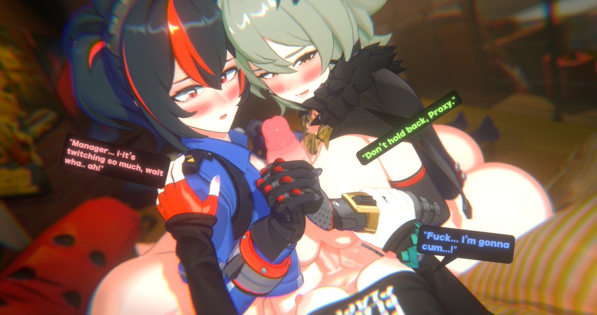 darmgoos's tweet photo. I got the tuff idea of doin 3 characters together instead of 2, and i just decided caesar king and zhu yuan cuz they both bad asf along wid belle bein the pov.

Models by @DaB_neko - @XiaoLambo 

#ZenlessZoneZero #ZZZ #ZhuYuan #CaesarKing #Nsfw https://t.co/cDHHN0QTW2