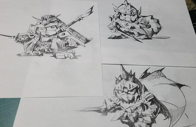 なんか変な処理をしたとかでなくゴリゴリしゃーぺんで描いただけにござれば 