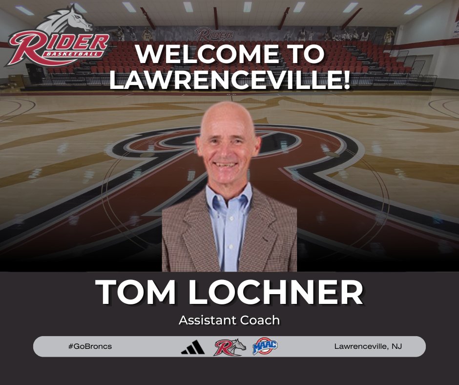 RiderWBB's tweet photo. Staff updates🚨‼️

We are thrilled to welcome Tom Lochner to our staff and to promote Scarlett Glasser-Nehls to an assistant coaching position!

#GoBroncs https://t.co/IIicVVco7W