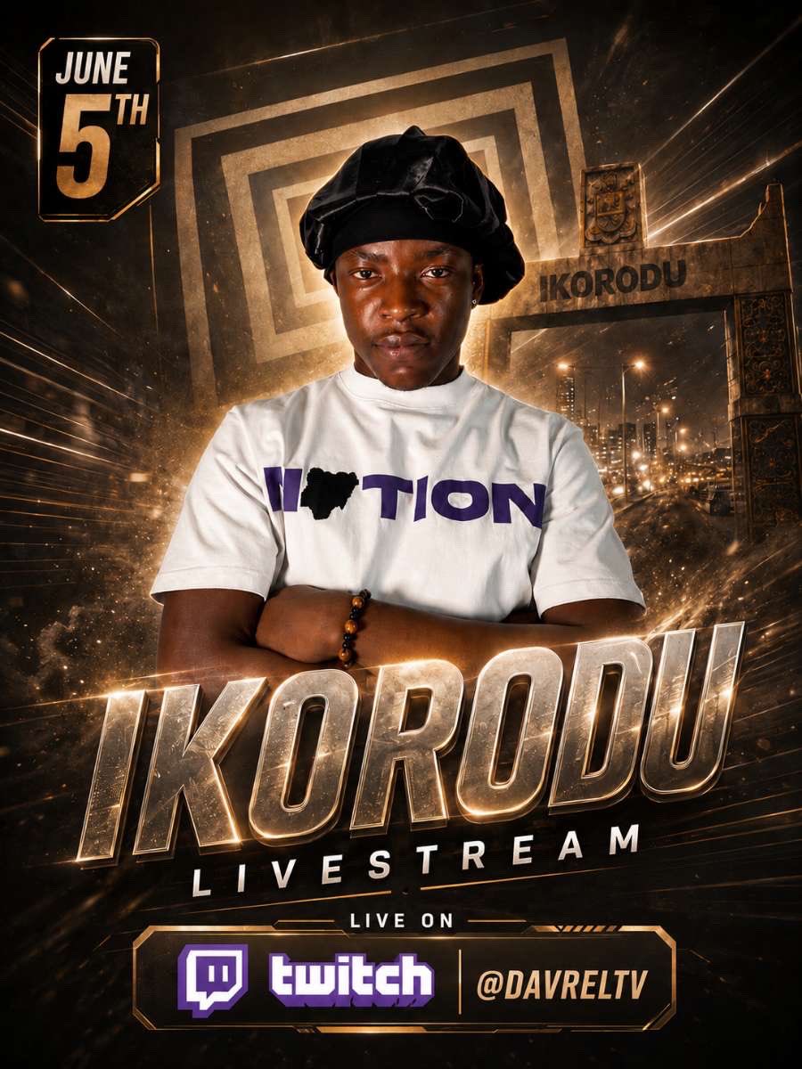 AYORANDO's tweet photo. Join the Livestream tomorrow 5th June 😁 kindly join Ikorodu we coming 😍😍 https://t.co/xVsuKcUYX1