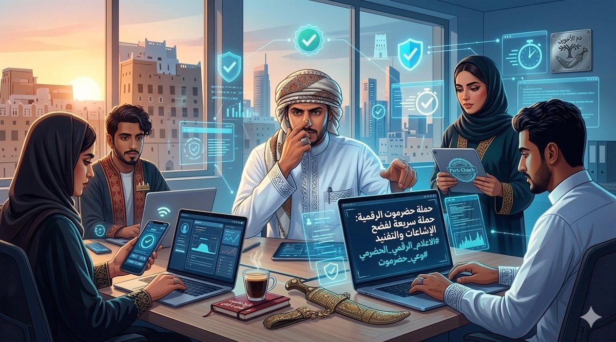 alnahdi59's tweet photo. نعيش اليوم حرباً إعلامية رقمية شرسة تستهدف استقرار حضرموت، وتشويه مواقفها، وبث الترهيب و الرعب والفرقة بين أبنائها. في هذه المعركة، لم يعد مقبولاً ولا مجدياً أن يظل الإعلام الرقمي الحضرمي في "موقف الدفاع المتأخر" أو أن يكون "آخر من يعلم"!

​المطابخ الموجهة تصنع الإشاعة وتنشرها في ثوانٍ، بينما ينتظر إعلامنا لساعات أو أيام لإصدار بيان رسمي طويل لا يقرأه أحد على وسائل التواصل. هذا الفراغ الرقمي هو الثغرة التي يتسلل منها الترهيب الإعلامي.

​ماذا نحتاج اليوم وبشكل عاجل؟

1 - سرعة الاستجابة وكسر البيروقراطية: السوشيال ميديا لا تنتظر المعاملات الورقية. نحتاج إلى تفاعل لحظي، وتنويهات أولية ذكية تقطع الطريق على الشائعة في مهدها.

2 - جيش رقمي منظم: توحيد جهود صناع المحتوى، والمؤثرين، والنشطاء الحضارم في الداخل والخارج ضمن شبكة تنسيق سريعة، ليكونوا حائط الصد الأول والدائم.

3 - خطاب رقمي رادع وبديل: الانتقال من القوالب التقليدية الجامدة إلى المحتوى السريع (فيديوهات قصيرة، تصاميم خاطفة، بث مباشر من الميدان يعكس الحقيقة بلا زيف).

4 - صناعة الرواية الاستباقية: ألا ننتظر حدوث الأزمة لنرد، بل نسلط الضوء باستمرار على منجزاتنا، وعمقنا الاستراتيجي، وتحالفاتنا الوثيقة، وعلى رأسها دعم الأشقاء في المملكة العربية السعودية الذين يمثلون الضمانة الأساسية لأمن واستقرار المنطقة.

​من يمتلك سرعة المعلومة يمتلك توجيه الرأي العام. حماية حضرموت اليوم تبدأ من هواتفنا، من وعينا، ومن قدرتنا على فرض الحقيقة بقوة رقمية لا تهتز.

​ أهمية هذا الأمر (لماذا هذا التحرك مصيري لحضرموت اليوم؟)
​طرح هذا الموضوع والضغط باتجاه تحقيقه يحمل أهمية استراتيجية قصوى لعدة أسباب:

​حفظ السلم الاجتماعي والأمني: الإشاعات والترهيب الإعلامي ليست مجرد أخبار كاذبة، بل هي أدوات ممنهجة لزعزعة الأمن الداخلي، وإحباط الشارع، وخلق فتن بين المكونات الحضرمية. الإعلام الرقمي السريع يجهض هذه المخططات قبل أن تبدأ.

​السيادة على الرواية: في غياب الصوت الحضرمي الرقمي السريع، تقوم جهات خارجية بصياغة روايات مشوهة ومغرضة عن الأحداث داخل حضرموت وتصديرها للإقليم والعالم. السيطرة الرقمية تعني أن حضرموت هي من توضح حقيقة وضعها للعالم.

​حماية الاستثمارات والتنمية: رأس المال جبان، والترهيب الإعلامي يصور حضرموت وكأنها بيئة غير مستقرة، مما يطرد المستثمرين ويعطل مشاريع الرؤى المستقبلية (مثل رؤى التطوير والاستثمار لربط التجارة المحلية برأس المال الخارجي). التفاعل الرقمي المحترف يعكس الاستقرار الحقيقي على الأرض.

​تحصين الجبهة الداخلية: عندما يثق المواطن الحضرمي أن هناك منصات محلية رقمية تمنحه الحقيقة فوراً وبأقصى سرعة، سينفض تلقائياً عن متابعة الحسابات المشبوهة والمطابخ المعادية، مما يرفع من مستوى الوعي الجمعي والمناعة ضد الاختراق الإعلامي.
​#الاعلام_الرقمي_الحضرمي #وعي_حضرموت #الحقيقة_تجمعنا