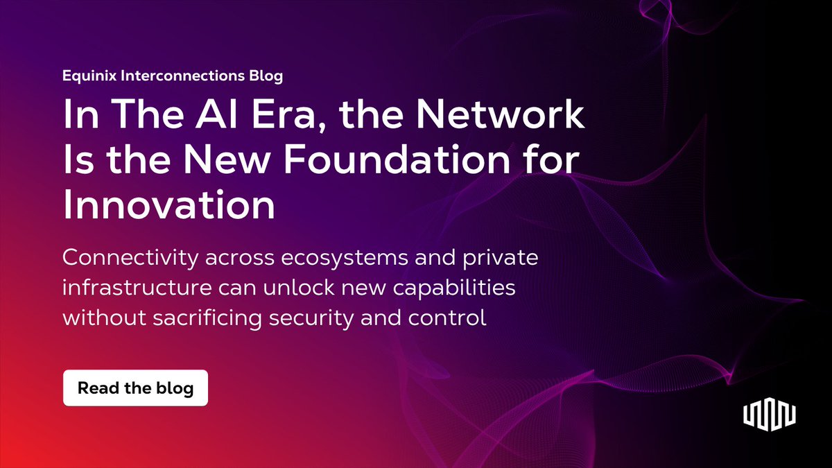 germanyc's tweet photo. Connecting all the different public &amp; private environments needed to balance flexibility against control is what makes the network the foundation for AI innovation.

Read the blog: https://t.co/1y851nnvvt https://t.co/nnugTr3vpU