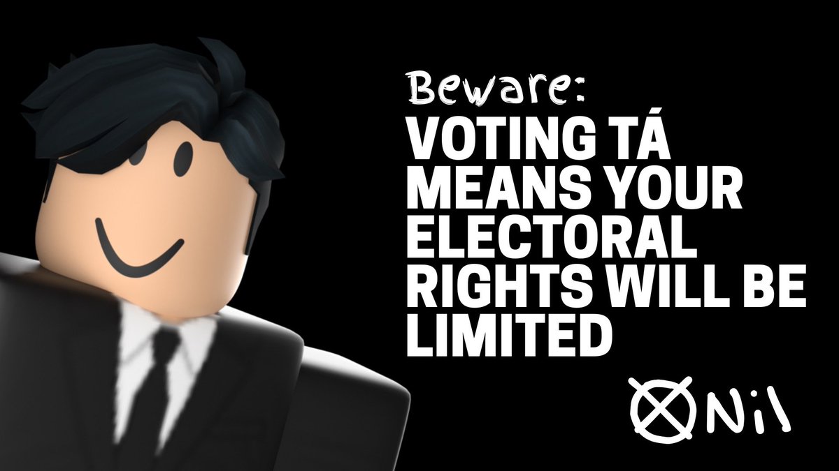 destroyer7001's tweet photo. VOTE NÍL TO SAVE OUR DEMOCRACY! https://t.co/Ew9DkDEKu4