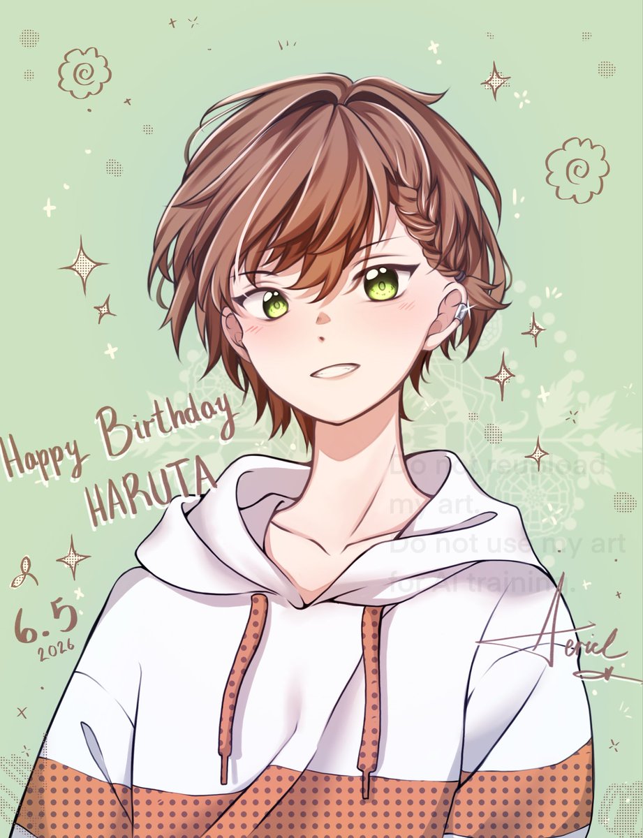 Aer1el_me's tweet photo. Happy birthday to the little ray of sunshine ☀️🦁

#AnthosFandom #Happy_AnthosHARUTA_Day https://t.co/psHI4mfH1z