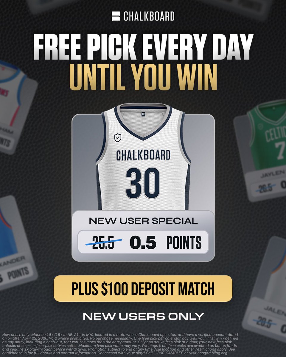 Elev8YourOdds's tweet photo. WNBA X MLB ACTION🏀⚾️🎱💰😤🔥🔥

New users on @ChalkboardHQ get $100 Deposit Match + a FREE PICK!!💥

Promo Code: EYO
Link in comments!
Link to tail in comments!
#WNBA #MLB #Gambling𝕏 #PlayerPropBets #FreePicks #FreeBets 
#SportsBettingX https://t.co/gqEYkR4vH0
