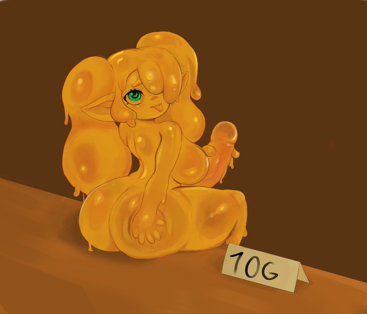 GoodFreak18's tweet photo. Really is your raffle's winner @ErtimusAK adorable slime goblin girl, Gelissa! Hopefully I did her proud https://t.co/rQnhQZz8iy