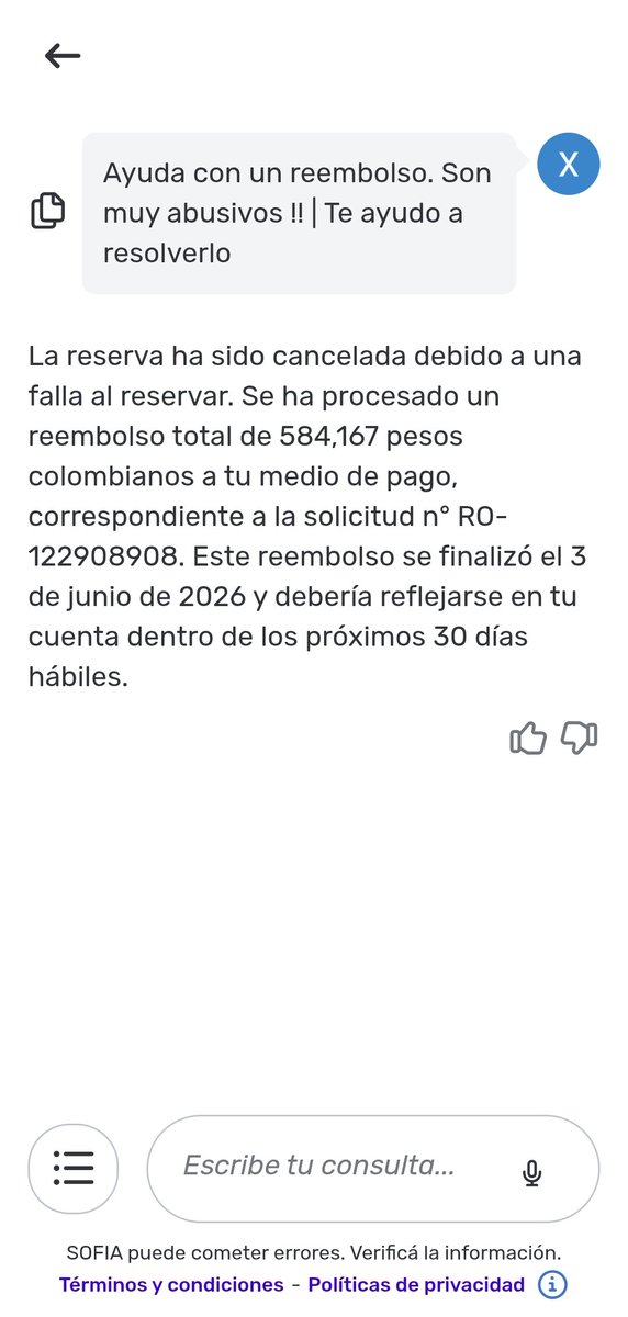 dixi64's tweet photo. @DespegarCo @sicsuper 30 días para q me devuelvan mi plata ??? Es el colmo https://t.co/2FHXPB8pvr