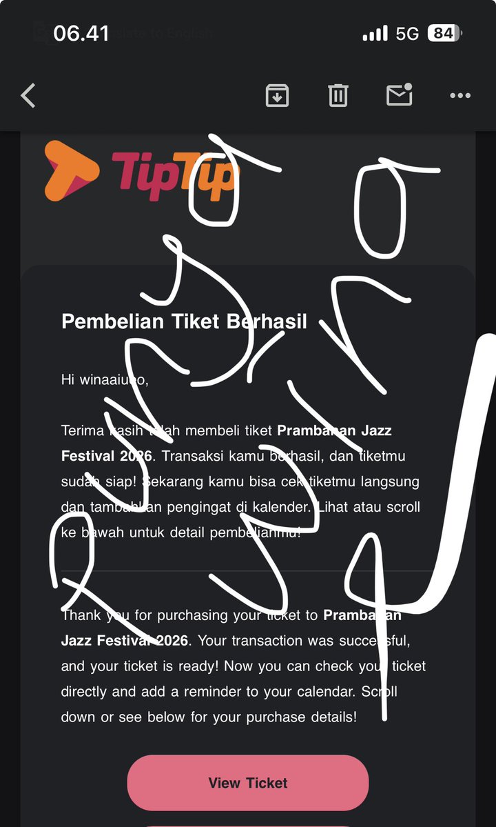 hellowwin_'s tweet photo. WTS Prambanan Jazz Festival 2026
1 TIX DAY 1 FESTIVAL 
hrg normal web presale 3 ya guys, nanti masuk nya bareng aku. 
soalnya temen aku mendadak ga dapet ijin ortu 😭
DP kecil, pelunasan venue juga boleh ya https://t.co/4OERoZNVUr