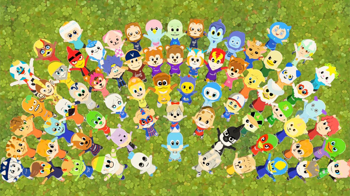 Chippippippippi's tweet photo. トモコレで、J1からJ3まで全チームのマスコット作り終わった( *´꒳`* )
70体が上限だから、1チームに複数いるところは描ききれてないのが残念。
でも、島の中でたくさんのマスコットが交流してる様子みて、毎日幸せです😚

#jleague #トモコレ
#トモコレＪリーグ https://t.co/zWeMpVXwqq