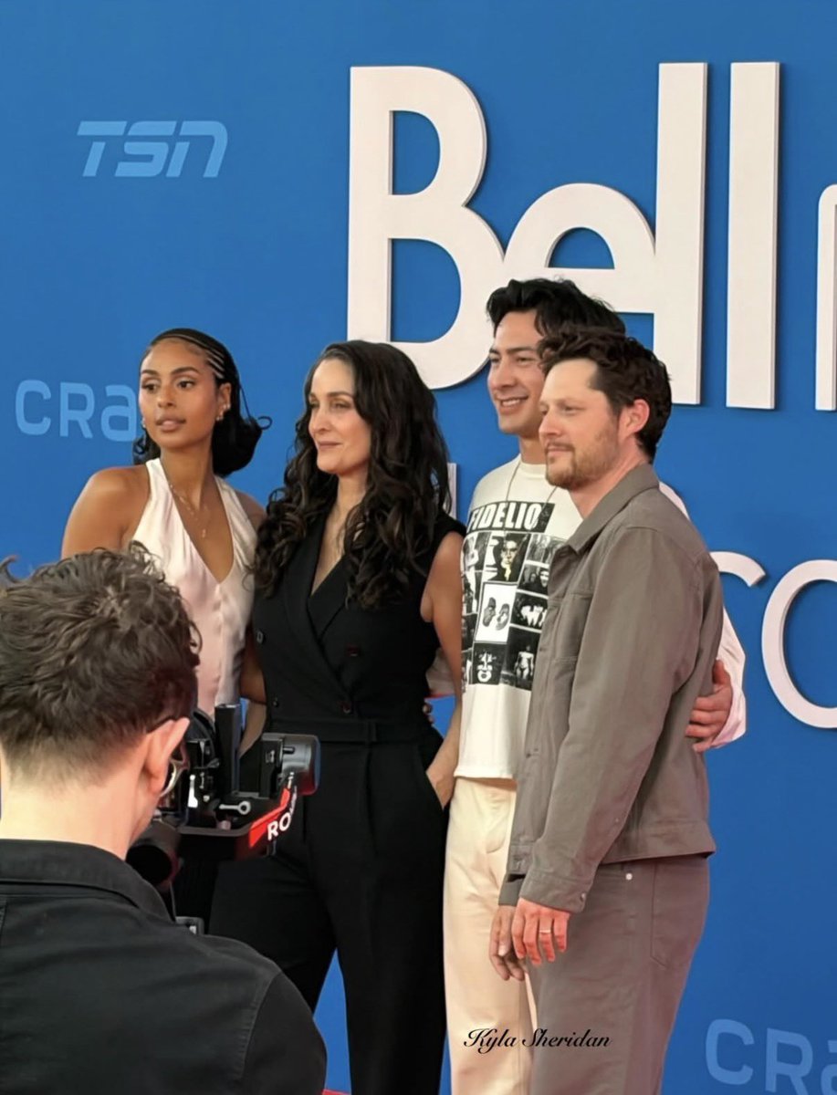 hudsonwonline's tweet photo. New photos of Hudson Williams with his ‘YAGA’ castmates on the red carpet at Bell Media Upfront 2026 (via kylairene24) https://t.co/gVLv5xiD6J