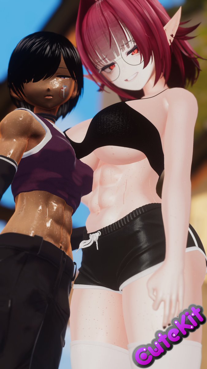 VrcCuteKit's tweet photo. Soo you have planned on having a really extreme workout with me and @KisaKlewd huh?

Alright let's get to work then

2 workout instructors coming up

#VRChat #VRChatphotos #VRChatphotographer #VRChatphotography #Tomboy #Tomboygirls #Workout https://t.co/xSk75Q8OOI