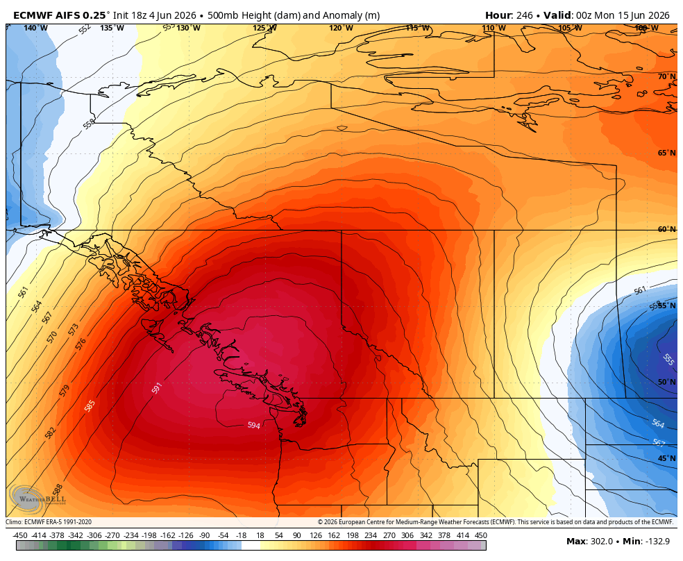 vlad_rad's tweet photo. Starting to get 2021 #Heatdome vibes👀. 
#BCHeat #BCStormWatch #BCWx #PNW #Heatwave #WeatherAlert #News #FIFA https://t.co/z3EcC0M6HX