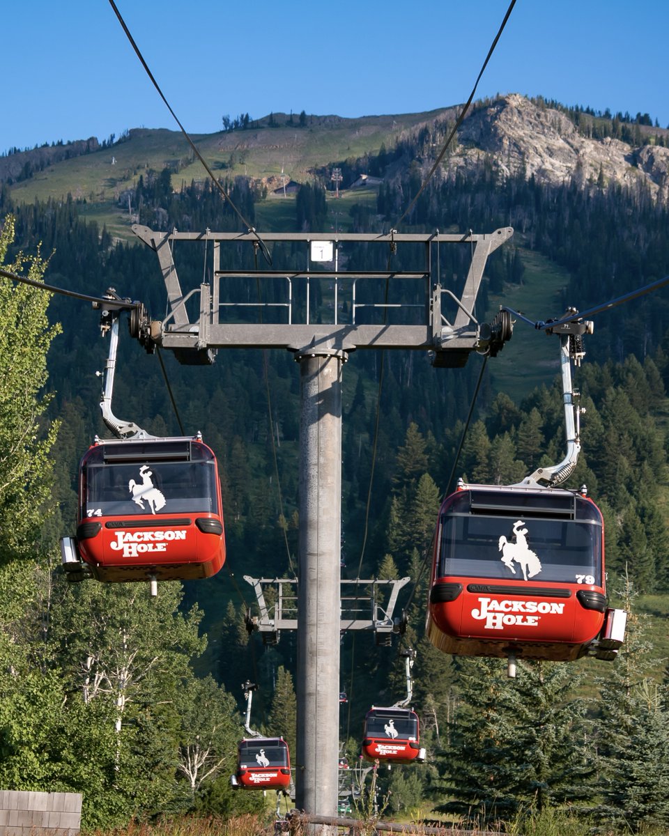 jhski's tweet photo. Sunshine, scenic gondola rides and your favorite summer spots are back ☀️

The Bridger Gondola, Tin Can Cantina, Off-Piste and The Deck open Saturday.

See you at the top ⛰️ https://t.co/O1Wz1pnBEA