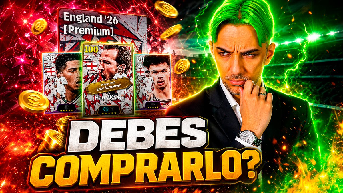 DannyAnakin's tweet photo. ⚽️¡NUEVO VÍDEO en DannyVader!⚽️

⚡¡¡Pack INGLATERRA con Kane ÉPICO!!🔥 Merece la pega GASTAR tus MONEDAS? #efootball #efootball2026

👉https://t.co/nqgUsq709e
👉https://t.co/nqgUsq709e https://t.co/0wm5chGyeZ