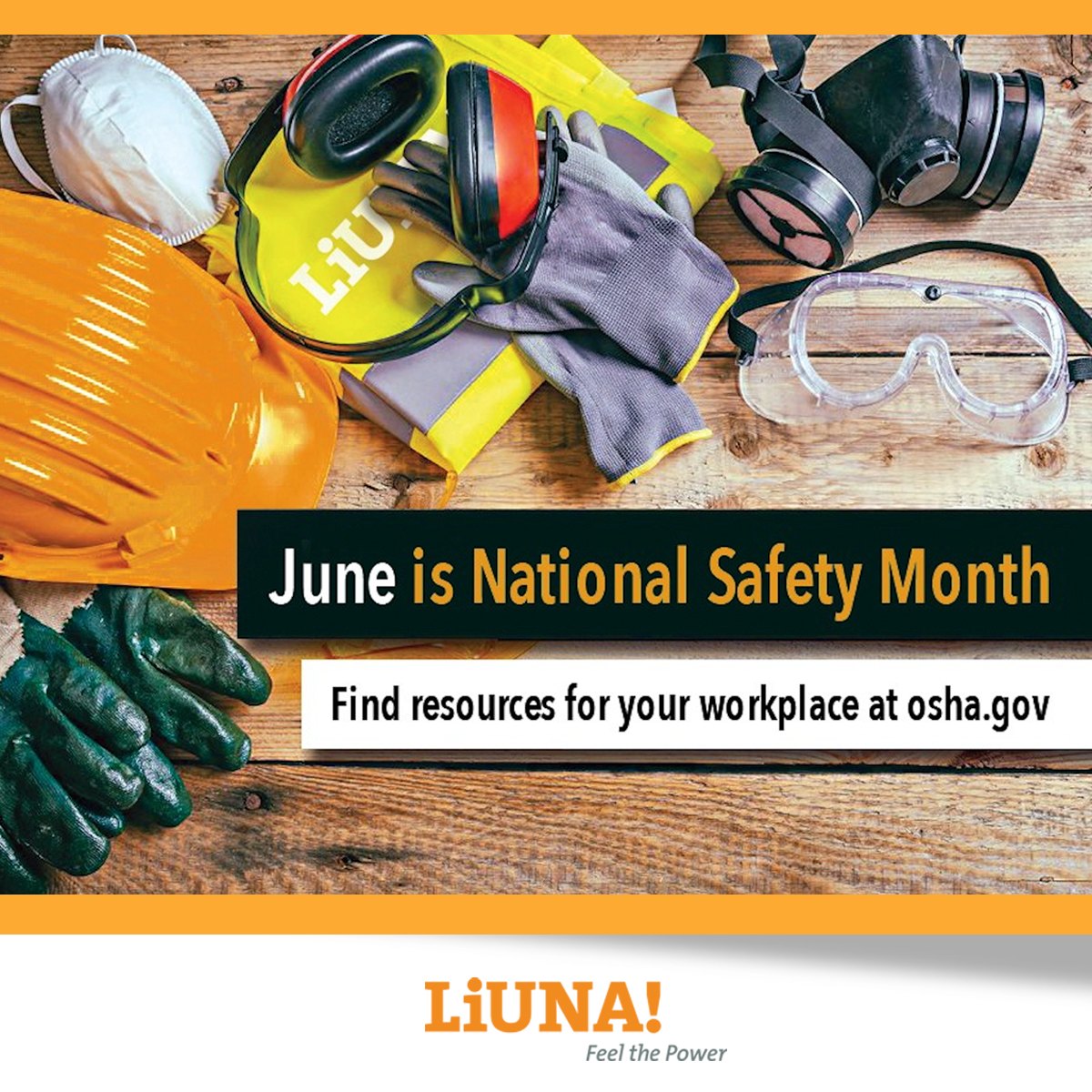LiUNA264's tweet photo. Every worker deserves to go home safe at the end of the day. Review workplace safety practices and help reduce risks on the job. https://t.co/4lL3jvF3Of

#NationalSafetyMonth #WorkSafe #LIUNA https://t.co/WHiQN7Qhhy