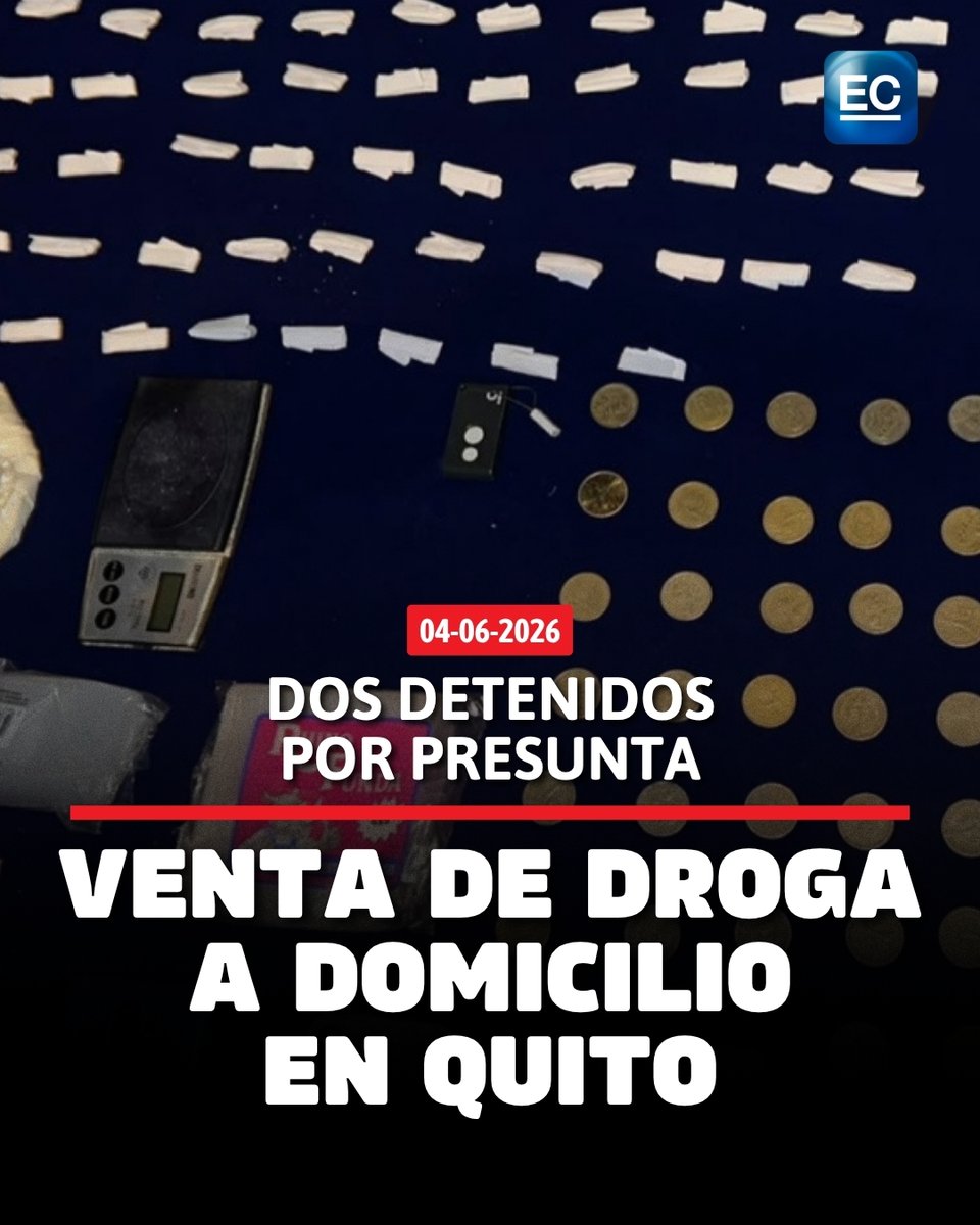 elcomerciocom's tweet photo. https://t.co/9NZtY8JIHX 🚨Esto encontró la Policía en Calderón
#Quito #Carapungo #VentaDeDroga #Domicilio #Delivery https://t.co/io8yUElncL