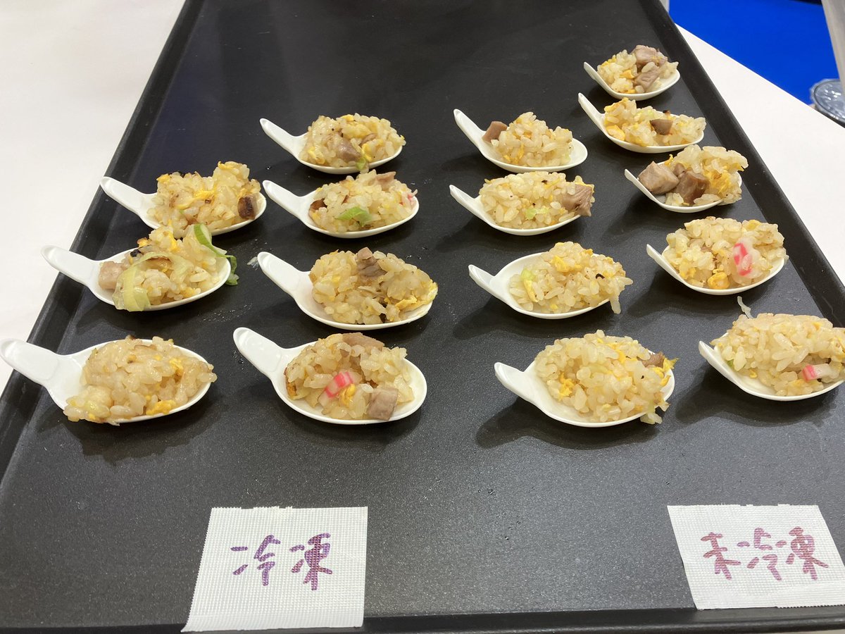 daybreak_mk's tweet photo. FOOMA JAPAN 2026最終日！実演では@RATIONAL_AG と連携したスチコン×特殊冷凍×トップシールのオペレーションを披露🍳冷凍と未冷凍の食べ比べも行っています👀スチコン調理や冷凍技術の実力を、この機会に是非ご体験ください🙌 東京ビッグサイト（西３ホールW3-10-42） https://t.co/06fdnFCt30