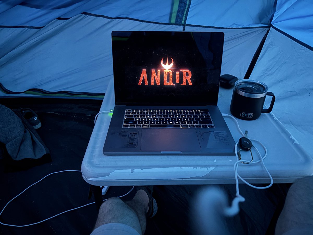 writing_levi's tweet photo. @elonmusk Gave a demo to global team members of an agentic system, watched shows and watched some game streams live from a camping spot with no cell service. First time using the Starlink Mini. Setup in minutes, upgraded from standby mode and instant internet. It was insanely fast too. https://t.co/4bYisUuF2V