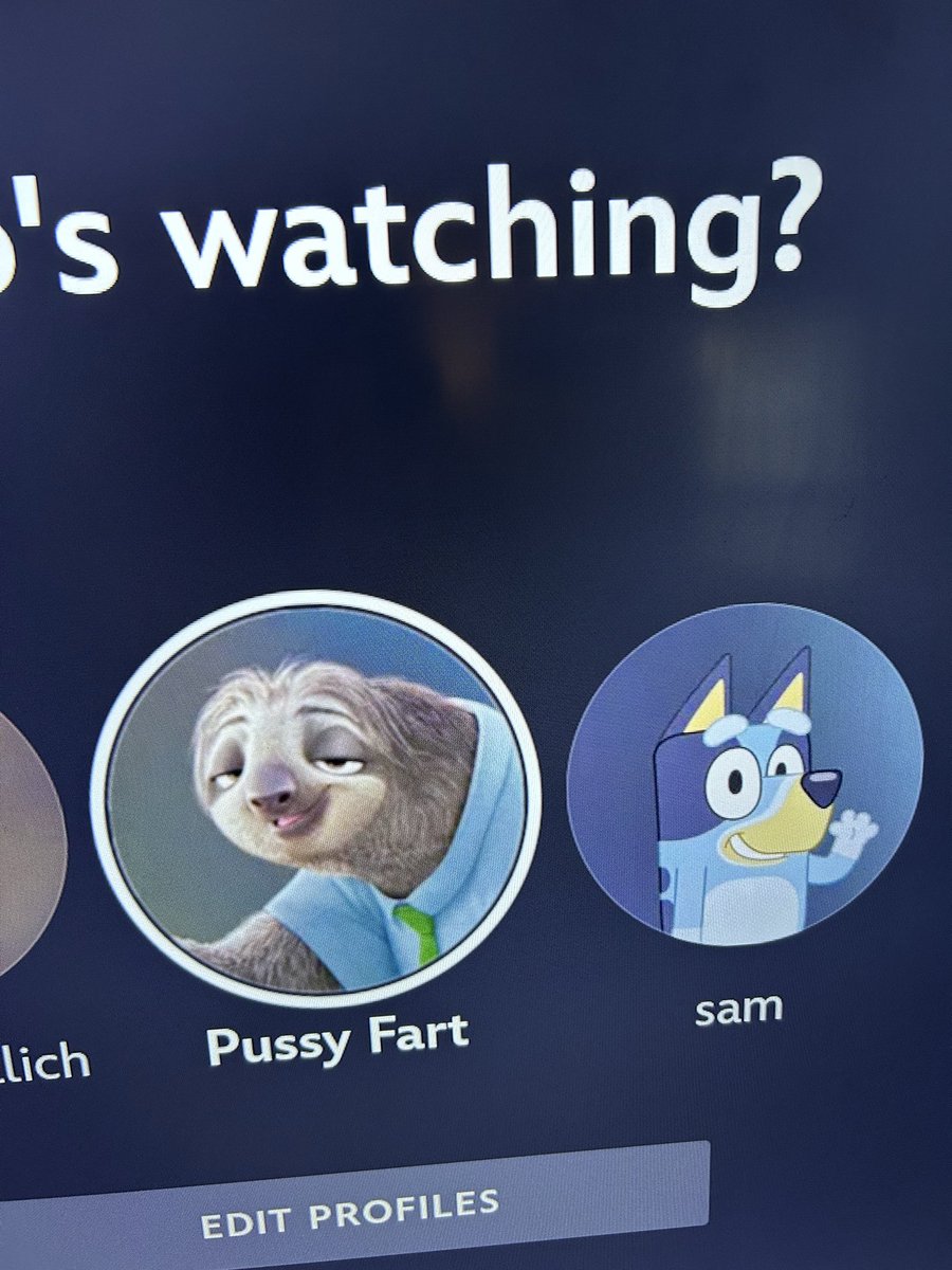 DWullich's tweet photo. “My Son Thinks It’s Funny To Change My Profile Name…..I Guess Today I’m PUSSY FART…..”☺️ https://t.co/7moPSPbWdj