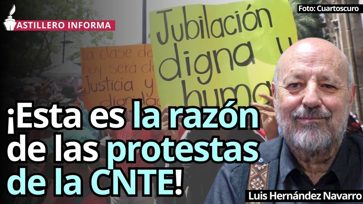 julioastillero's tweet photo. 🚢#AstilleroInforma |  Promesas incumplidas, reducción grave de pensiones, desatención gubernamental: Luis Hernández Navarro

Análisis completo: https://t.co/S0i04jGQbs https://t.co/XsNYHk77K8