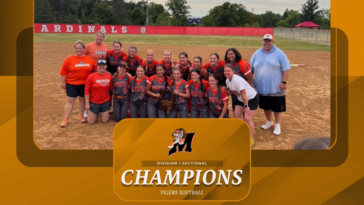 mfldathletics's tweet photo. STATE BOUND!!!!

Tiger Softball returns to State Tournament with 11-0 win over Chippewa Falls in the Sectional Final. Look for stories on Zaleski Sports and https://t.co/pMrHCOyRID. The team will play on Wednesday; opponent and time to be determined. #RollTigers #SecChamps https://t.co/hPFTxKTmjZ