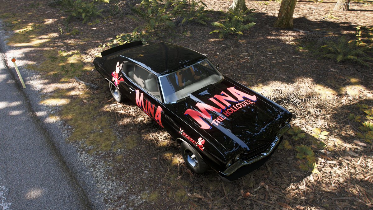 YachtClubGames's tweet photo. Still thinking about Mina while racing through Forza Horizon 6? 🚗🐭
MonkeySling made these amazing Mina the Hollower-themed wraps!
In FH6, search these Share Codes in the Designs / Livery menu:
Car: 940 101 143
Mina: 159 122 953
Title: 160 871 767
8-bit Mina: 662 062 430 https://t.co/nUFQ3xTTgV